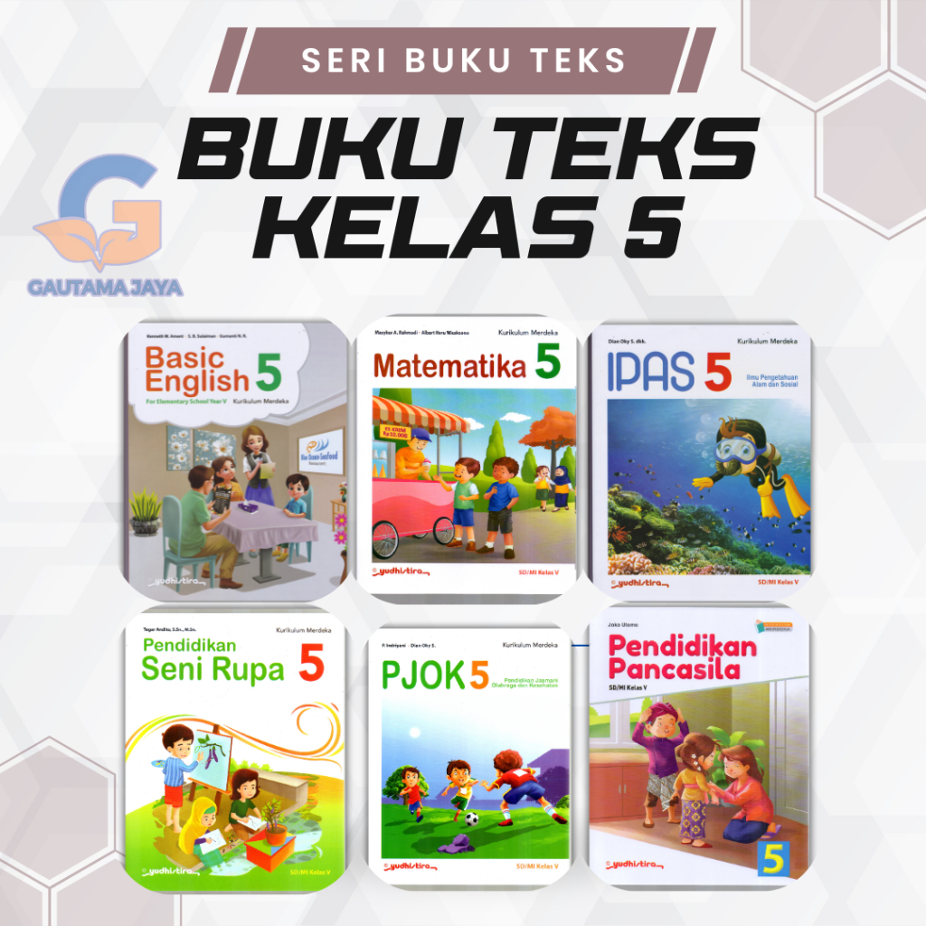 Buku Kurikulum Merdeka Kelas 5 SD Yudhistira