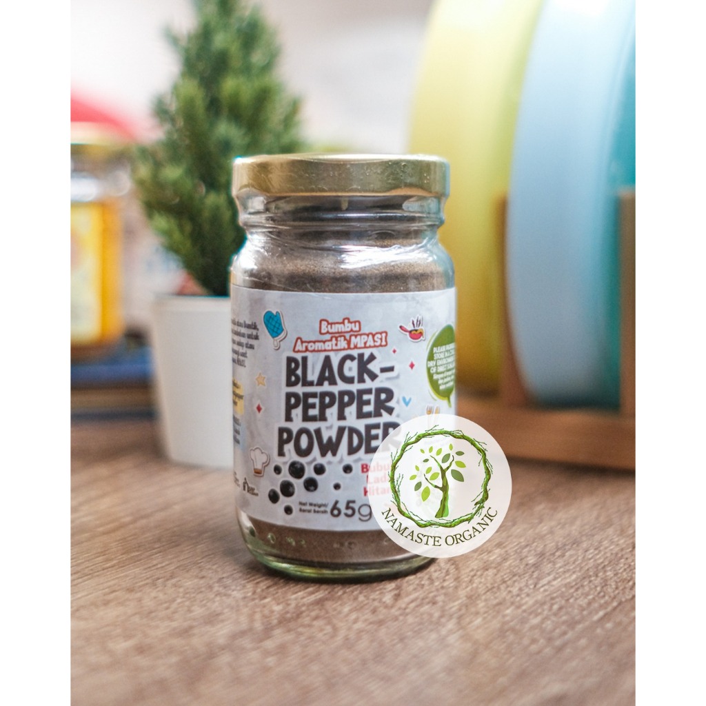 

BUMBU AROMATIK MPASI BLACK PEPPER POWDER - BUBUK LADA HITAM 65GR