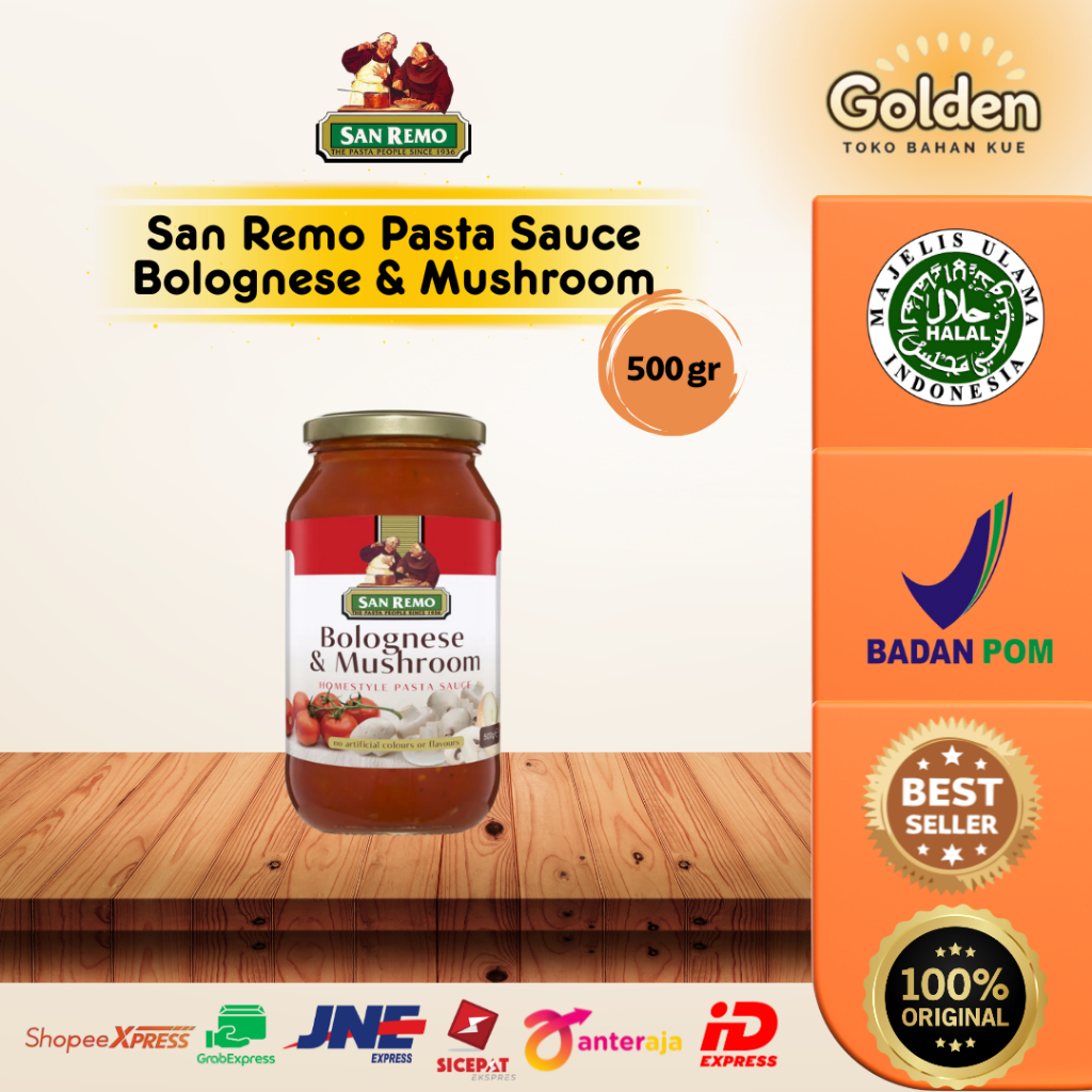

San Remo Pasta Sauce Bolognese & Mushroom 500gr