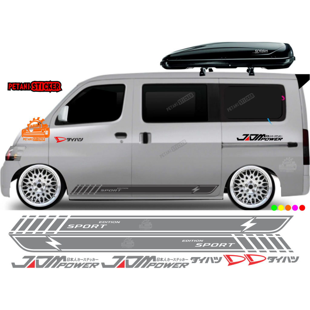 STICKER STIKER MOBIL GRANDMAX LUXIO APV CUTTING STICKER MOBIL GRANDMAX