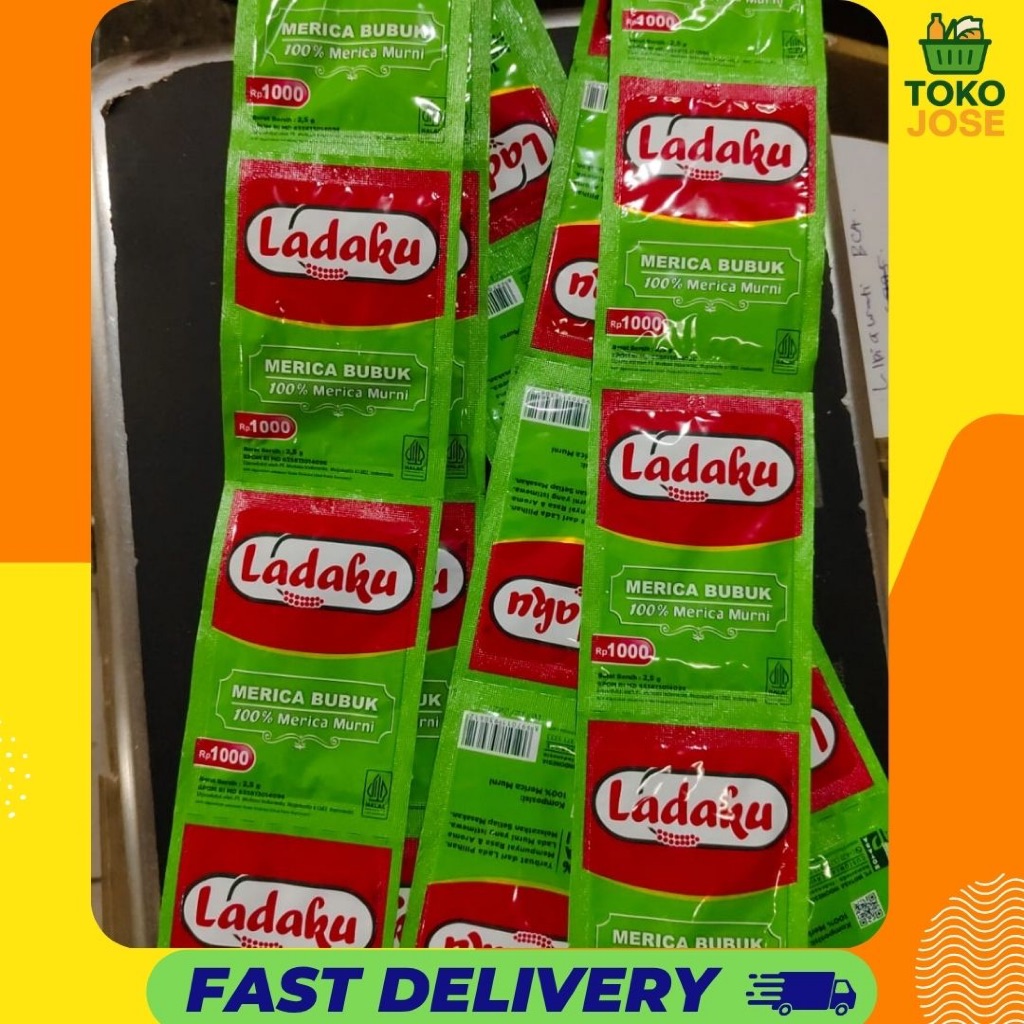 

Ladaku Merica Bubuk 1 RENCENG isi 12 SASET