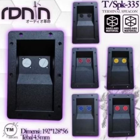 Terminal Box Speaker 335 ABS import + soket Spikon original