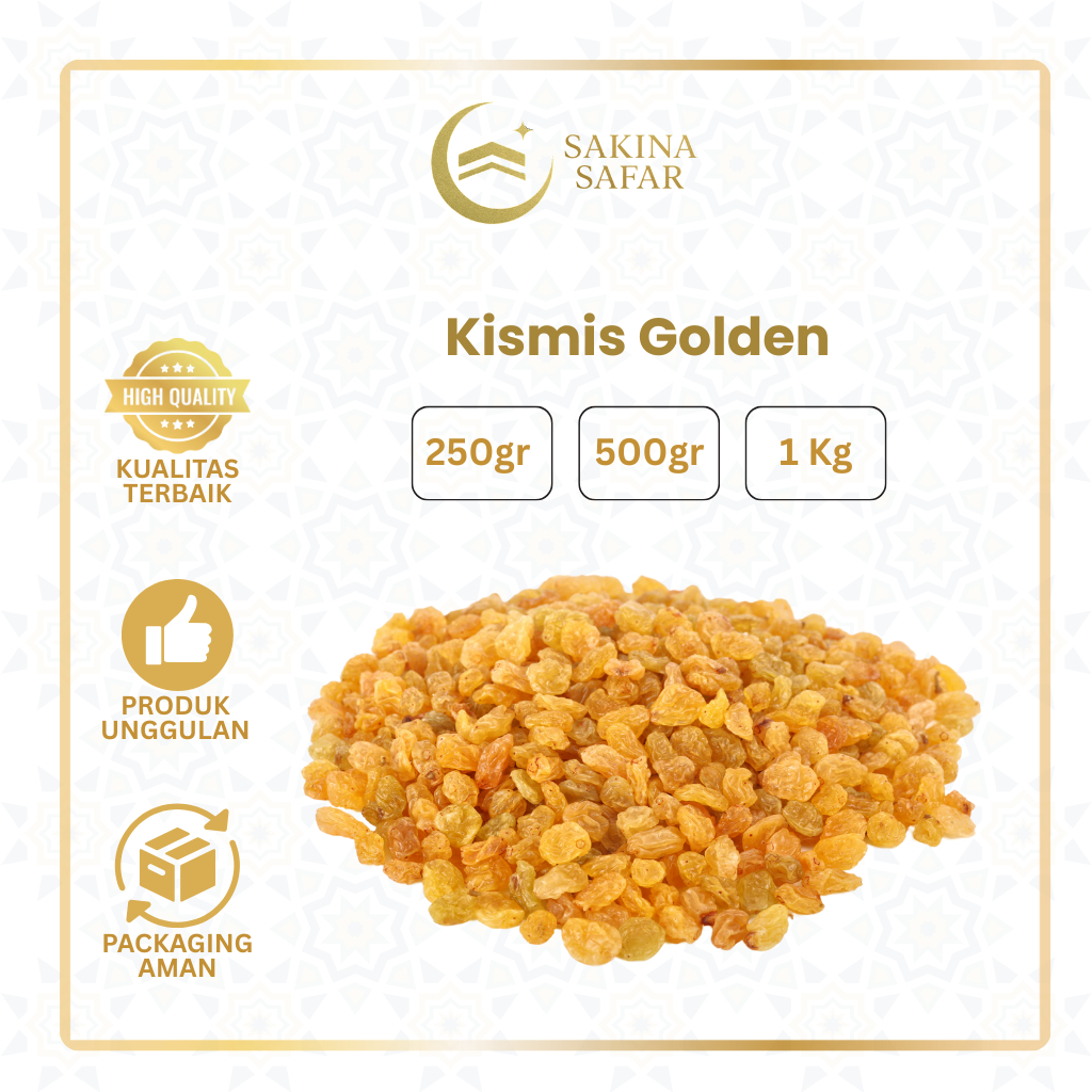 

Sakina Safar Kismis Golden - 250gr - 500gr - 1Kg