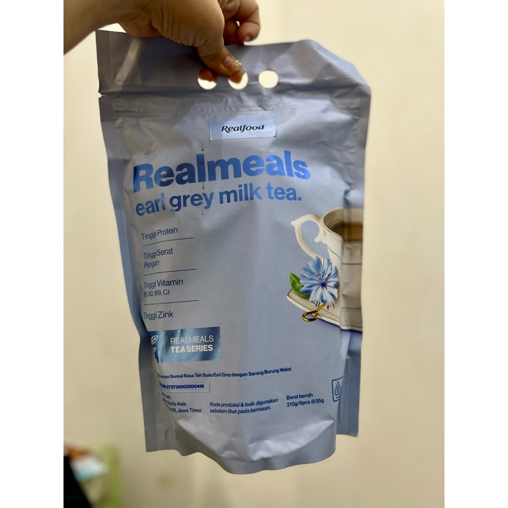 

REALMEALS EARL GREY MILK TEA MINUMAN TINGGI SERAT TONGGI PROTEIN NEW SEGEL ORIGINAL