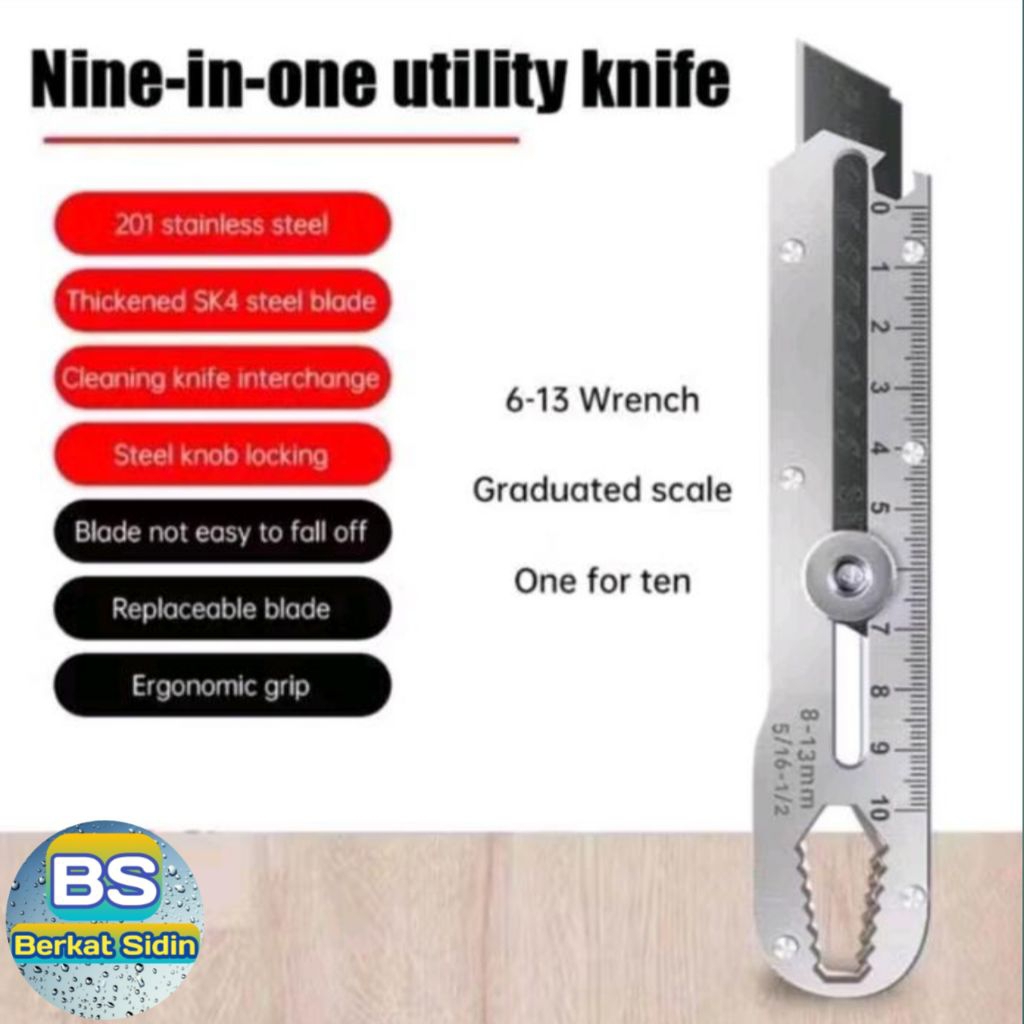 

Pisau cutter stainless multi fungsi