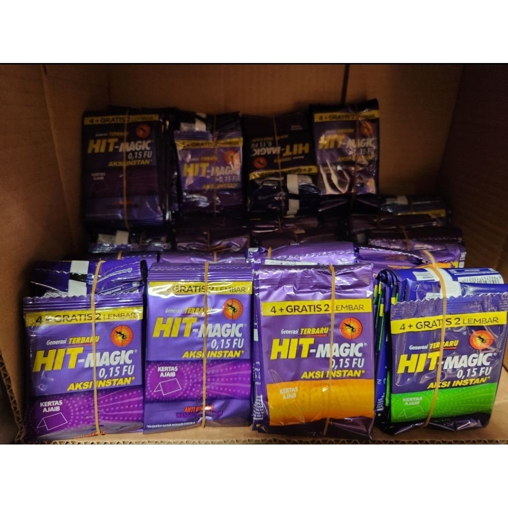 HIT Magic Kertas Anti Nyamuk Bakar Sachet