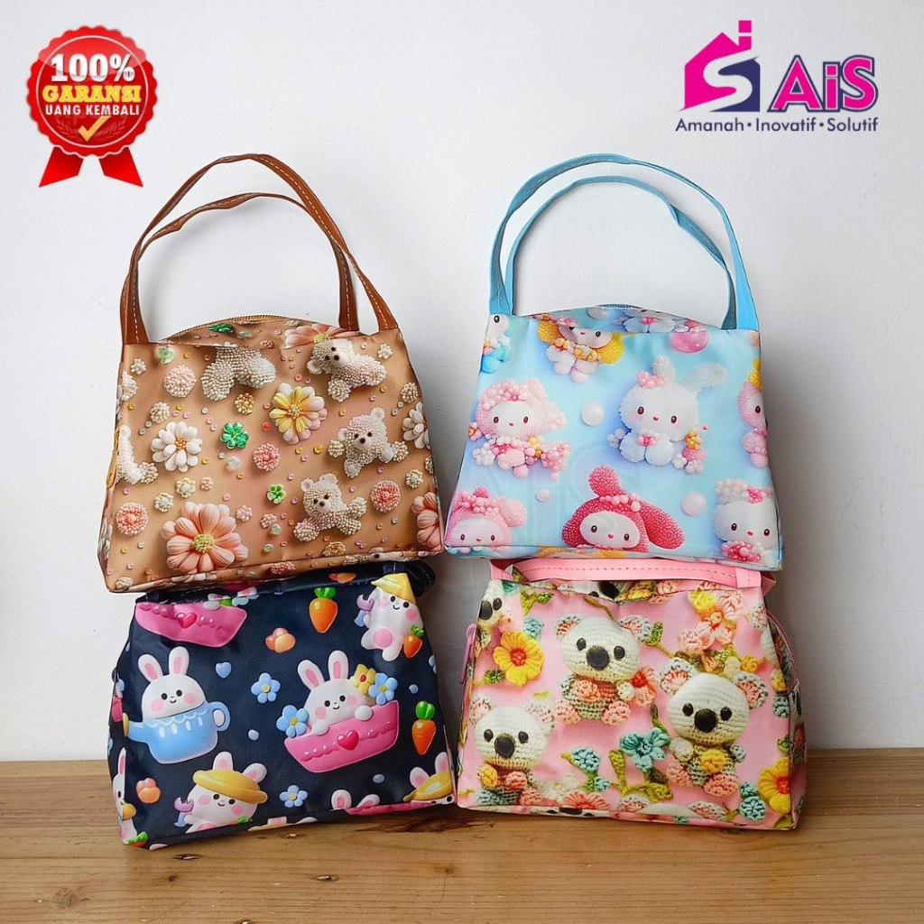 TAS KOSMETIK PREMIUM GEMEZ TAS SKIN CARE TAS MAKE UP KECIL TAS BEKAL TAS WANITA TAS JINJING TAS ANAK