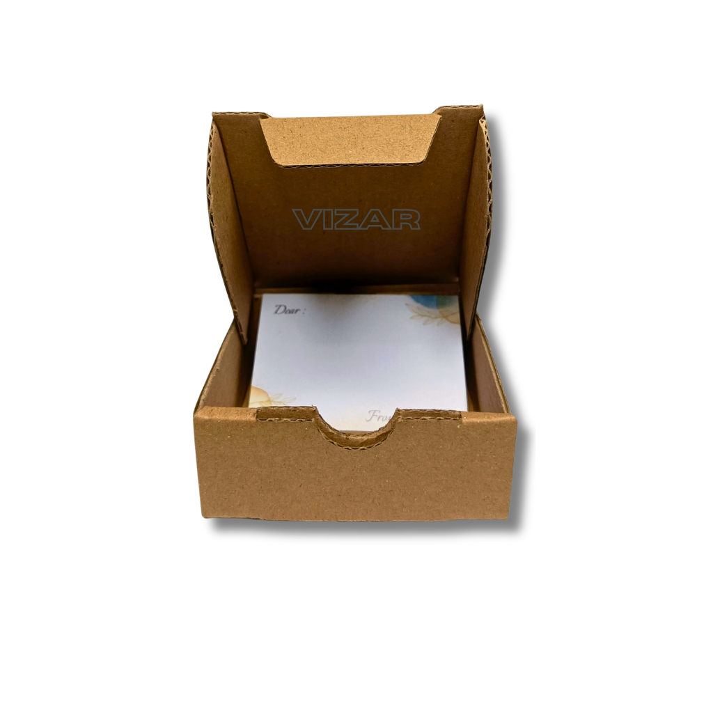 

Vizar Tambahan Box Kotak 8x8x3 Cm Free Kartu Ucapan dan Extra Bubble Wrap