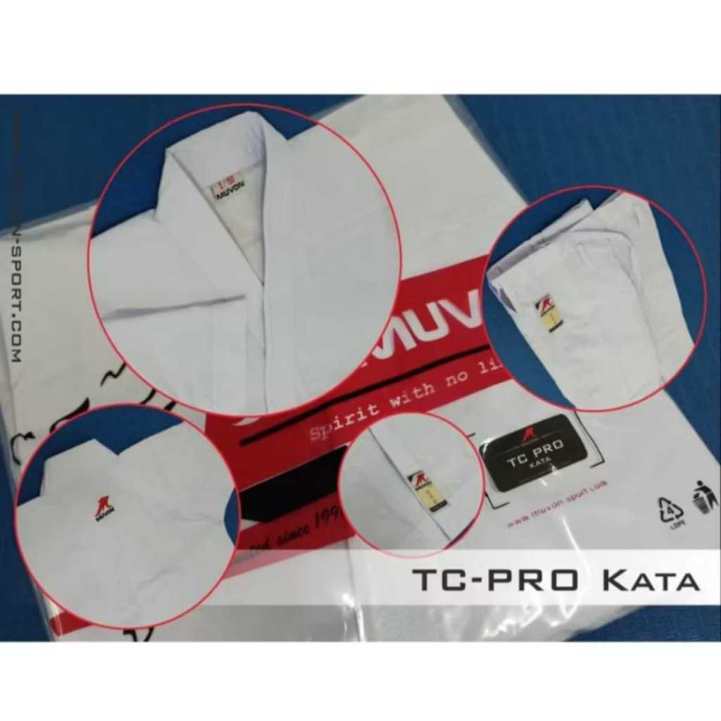Dogi Baju karate muvon TC Pro Kata 100% Original