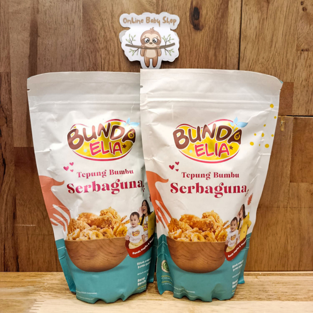 

Bumbu Bunda Elia Tepung Bumbu Serbaguna 150 g – Tepung Crispy MPASI | Tanpa MSG & Tanpa Pengawet