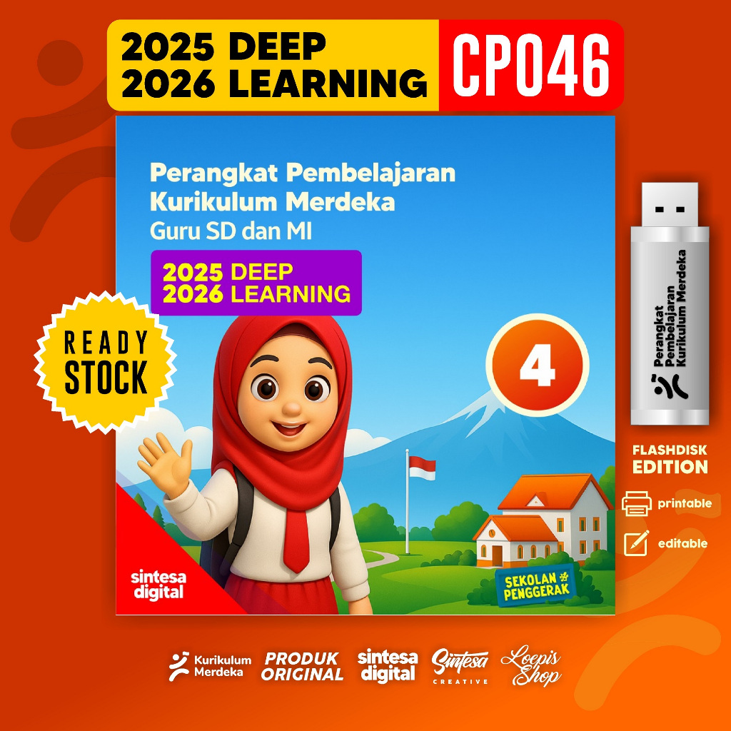 FD RPP MODUL AJAR KURIKULUM MERDEKA DEEP LEARNING SD/MI KELAS 4 REVISI TERBARU CP 046 TA 2025-2026 P