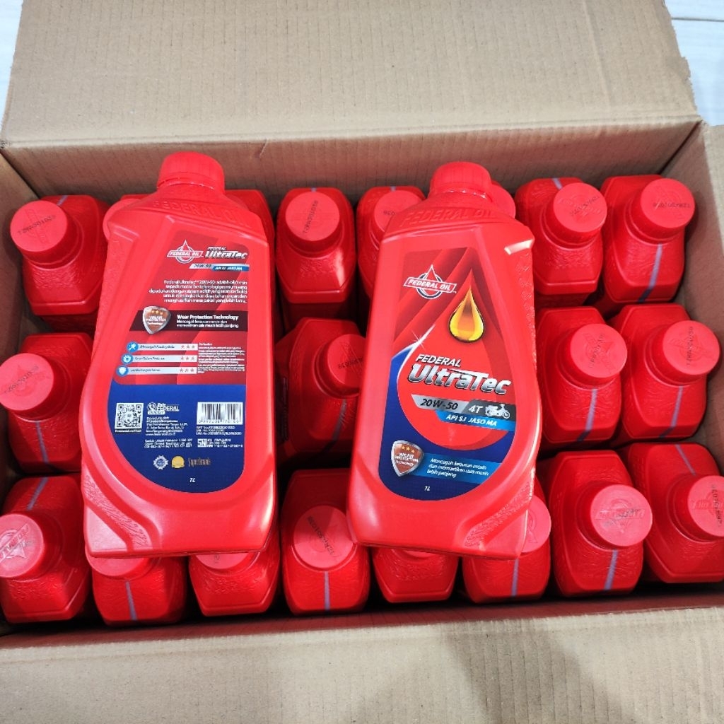 OLI OIL FEDERAL ULTRATEC 1 LITER 1/2 DUS 12 BOTOL