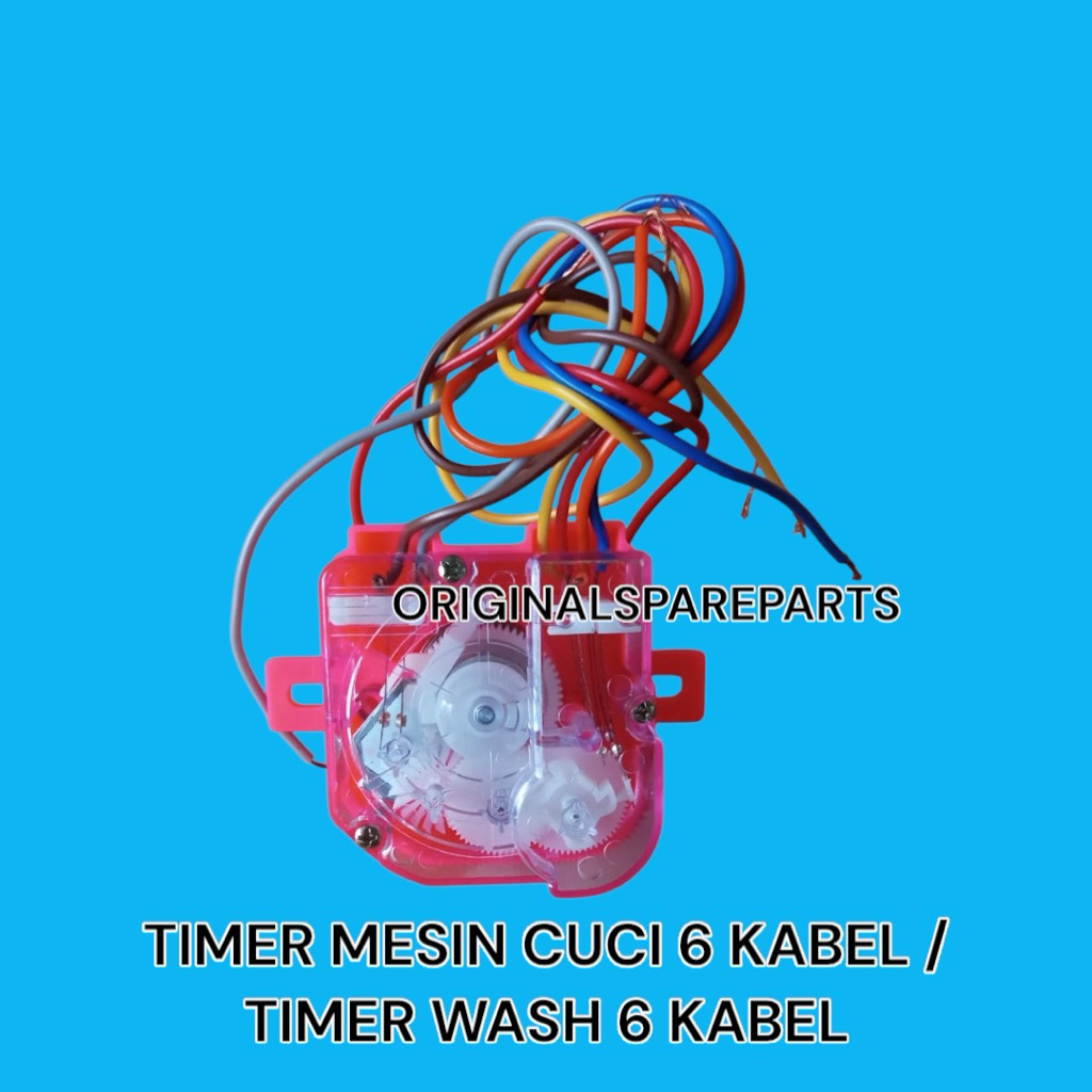 TIMER MESIN CUCI 6 KABEL / TIMER WASH MESIN CUCI 6 KABEL / TIMER MESIN CUCI 6 KABEL 2 TABUNG