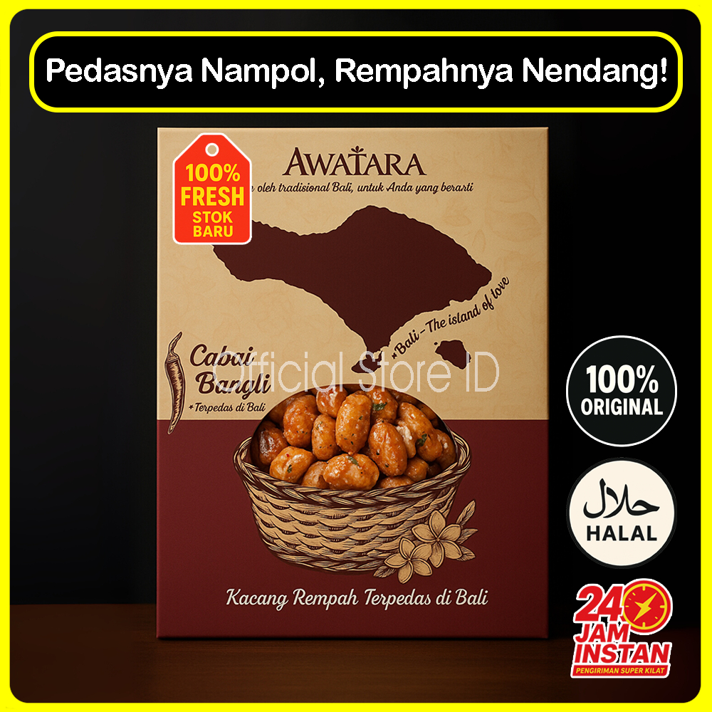 

Kacang Awatara - Rasa Pedas - Warisan dari Bali