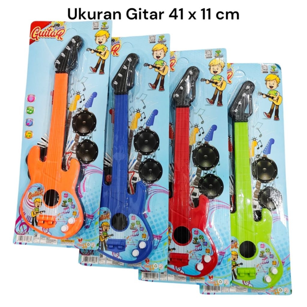 1095 Mainan Gitar Besar Anak Anak / Alat Musik Main Gitar / Gitar Gitaran Anak Anak / Mainan Gitar