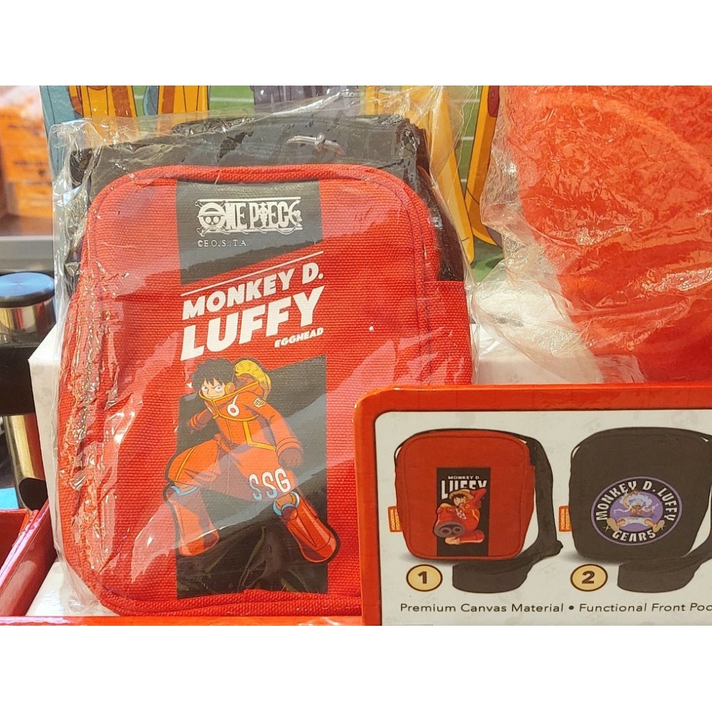 Sling Bag One Piece x Yoshinoya Luffy Egghead