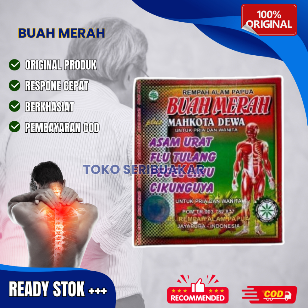 

Ramuan Tradisional Buah Merah Mahkota Dewa Isi 15 Sachet