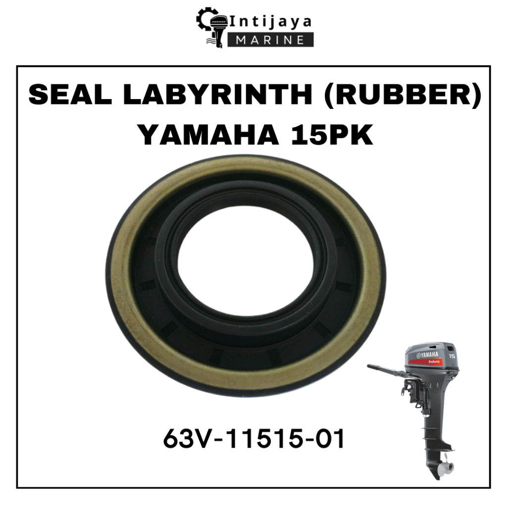 63V-11515-02 SEAL LABYRINTH (ALUMUNIUM )MESIN TEMPEL YAMAHA PARSUN 15PK SUKU CADANG & SPAREPART MESI