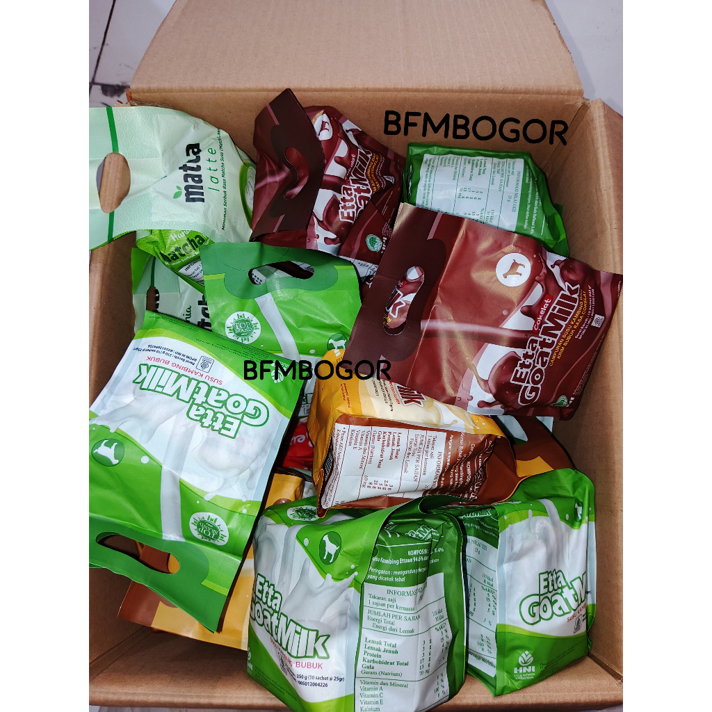 

Etta Goat Milk Susu Kambing Bubuk Original 10 Sachet I READY VARIAN ORI COKLAT DAN AREN HALAL BPOM 100% TERMURAH