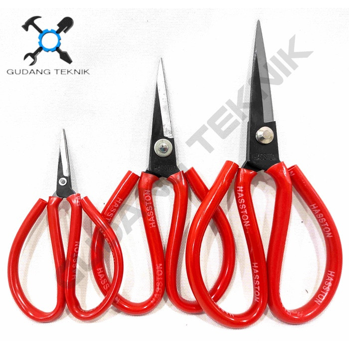 

GROSIR (MERAH) Gunting Kodok Serbaguna Ukuran 7" HASSTON PROHEX / Gunting Potong Mini Gunting Kain Kertas Kulit 7 Inch HASSTON PROHEX