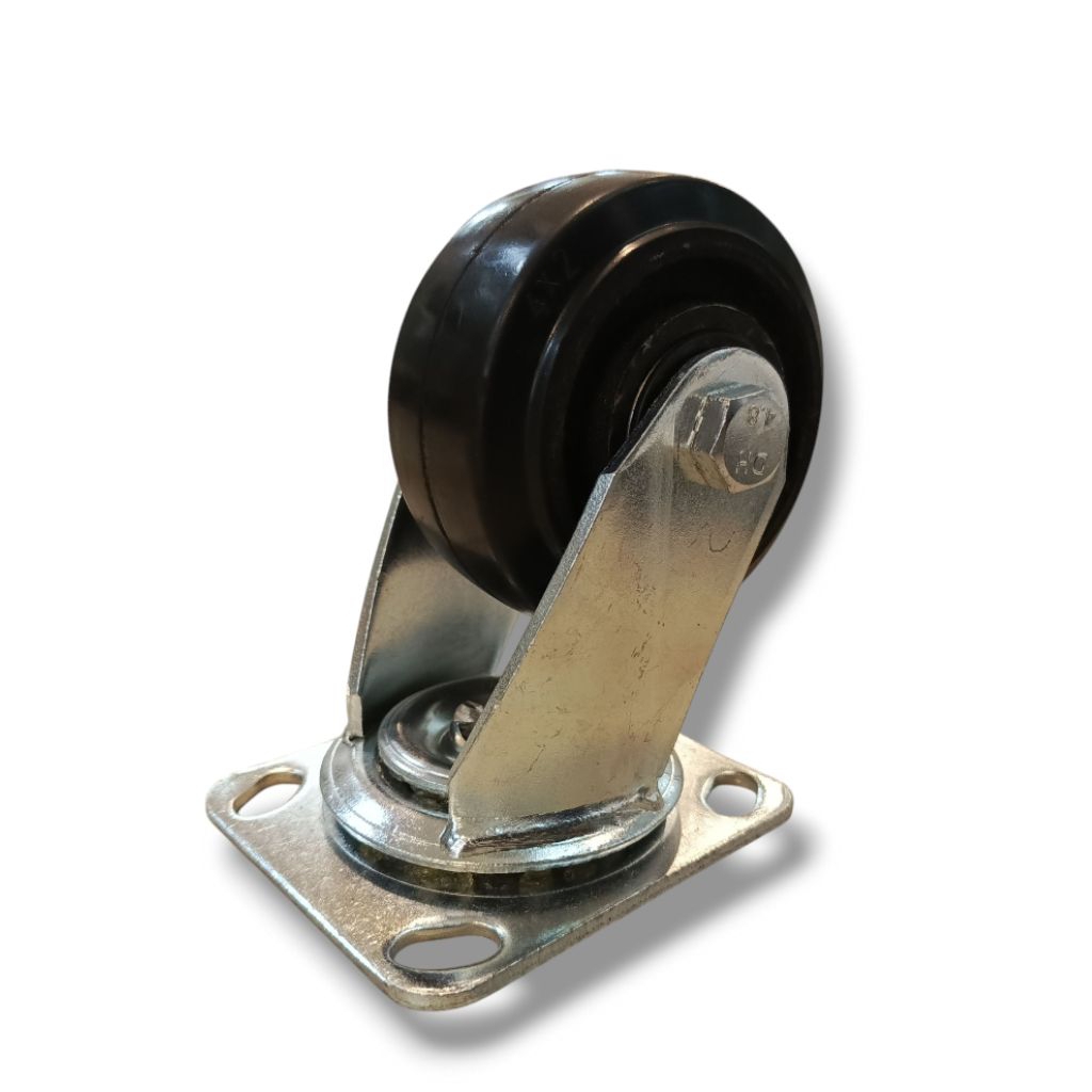 RODA TROLI - RODA KARET HEAVY DUTY 4 INCH - HIDUP/SWIVEL