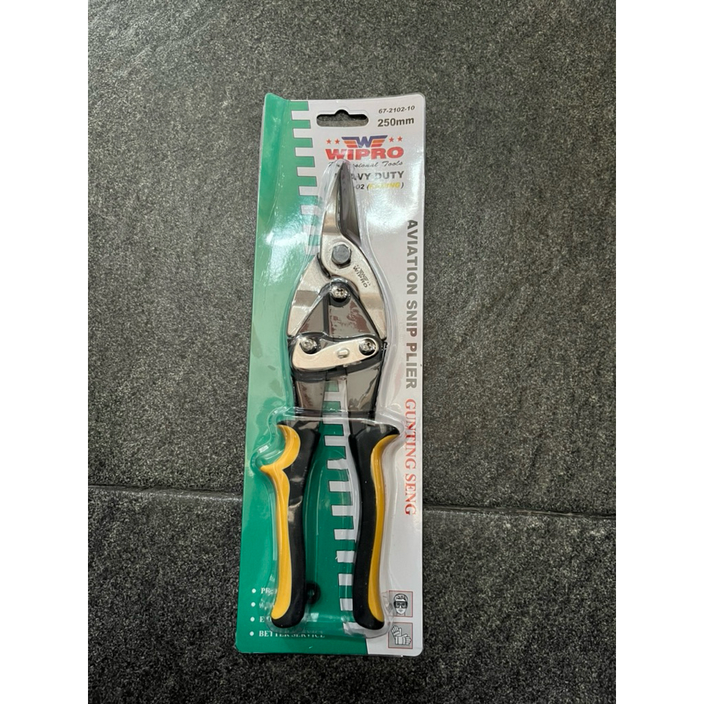 WIPRO Gunting Baja Ringan Lurus 10" / Gunting Seng Gunting Holo / Merk Wipro