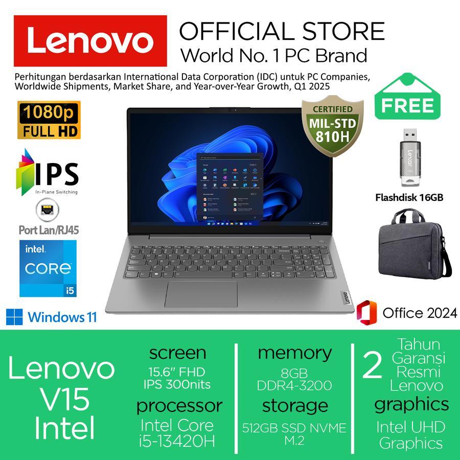 Lenovo V15 G4 i5-13420H 512GB SSD 8GB IPS Win11+OHS - 8GB