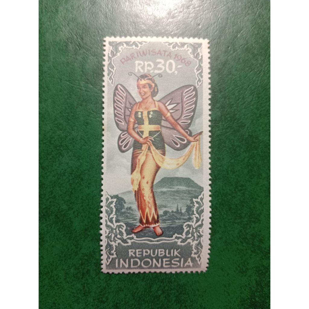 

Prangko Indonesia Rp.30 Pariwisata tahun 1968 UN USED