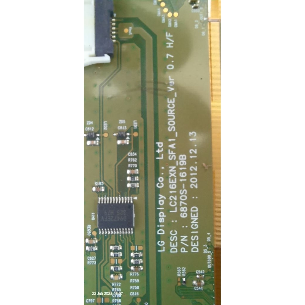 panel led layar lcd Tv LG 22MN43A 22LN4000 22LN4050