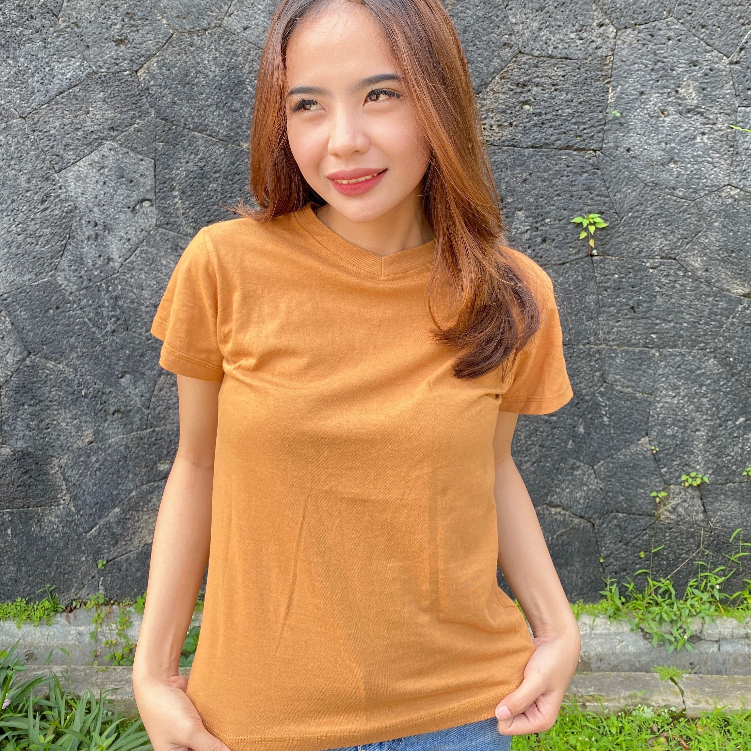 KAOS | BAJU | ATASAN | CROP TOP | BAJU CROP TOP WANITA KERAH-V | CROP TOP WANITA WARNA PERUNGGU | LU