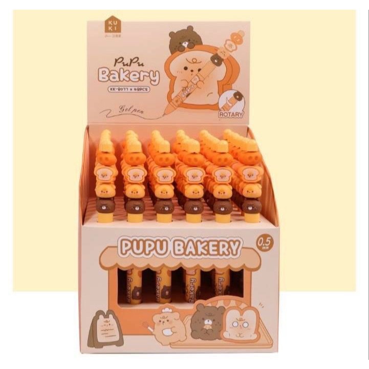 

(2PCS) PULPEN KUKI STRING KK-8077 PUPU BAKERY / BALLPEN / PENA
