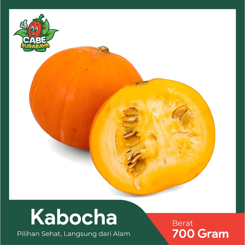 

Labu Kabocha / Labu Jepang / Pumpkin. 1 biji -/+ 650-750 gram