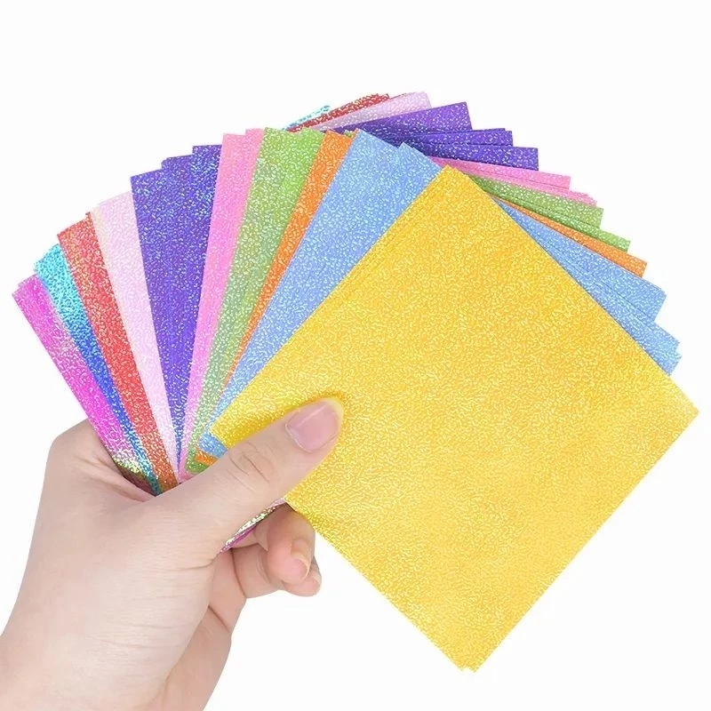 

Kertas Origami MOTIF GLITTER PELANGI 1pak isi 25 Lembar