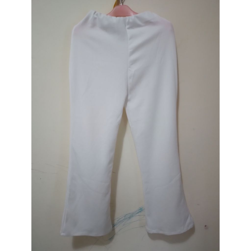 celana cutbray putih