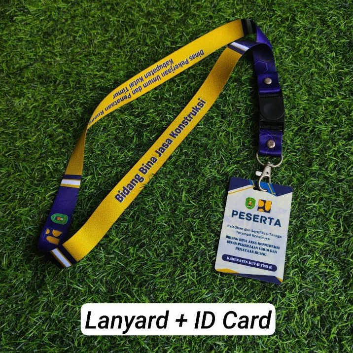 

Lanyard ID Card Case Satu Paket Nametag