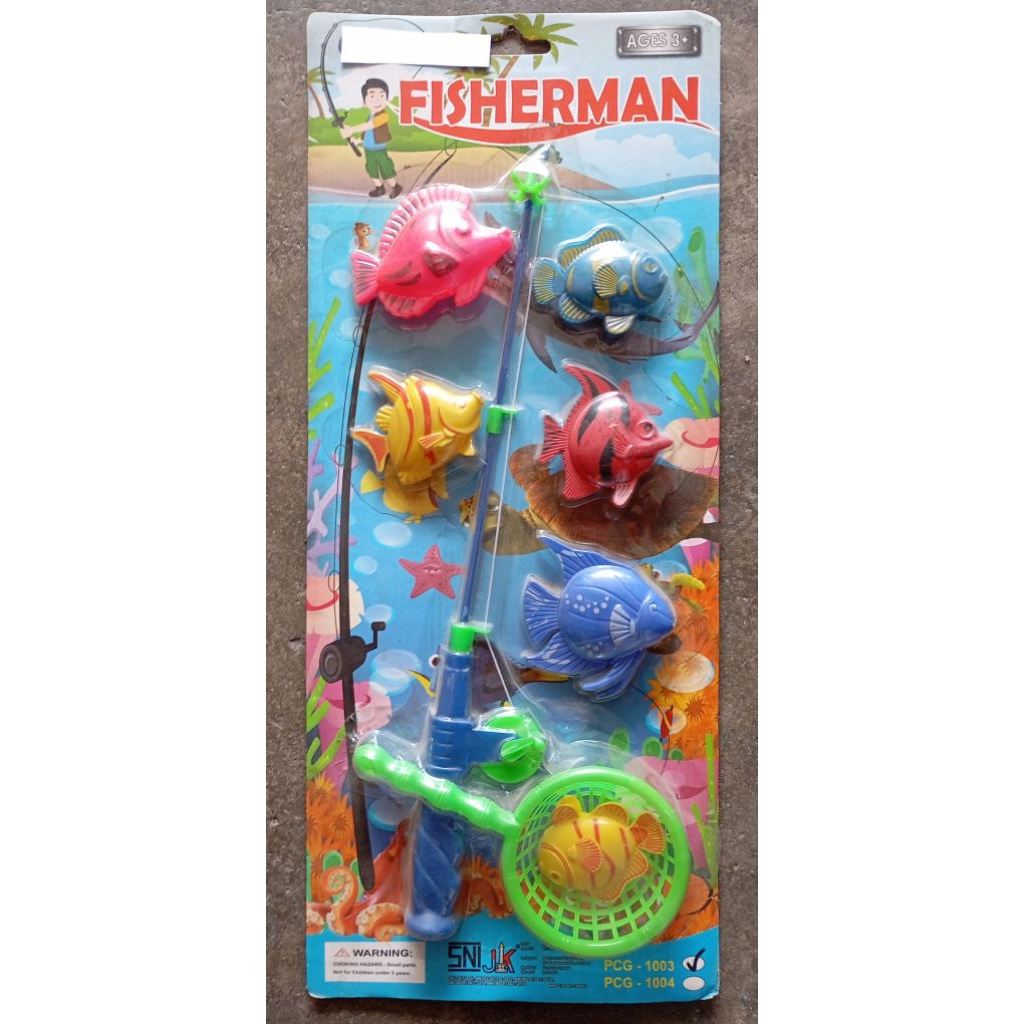 MainanAnak  Pancing ikan / Mainan Pancingan  Fisherman
