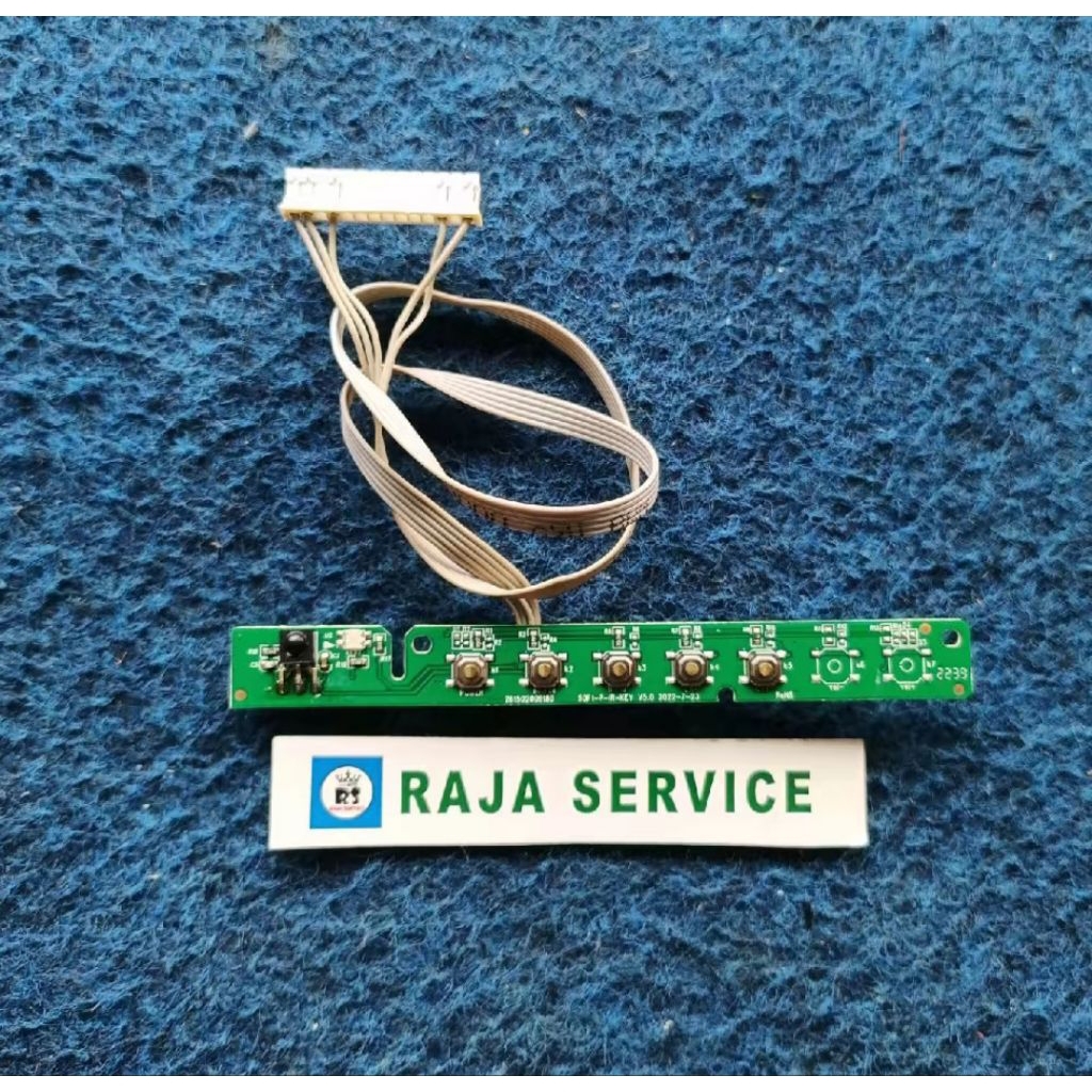 Ir remot tv polytron PLD 32BAG9858 sensor remot tombol manual