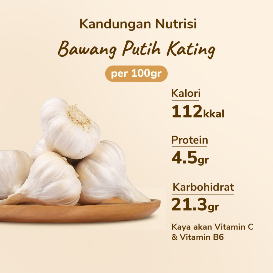 

BAWANG PUTIH KATING HONAN IMPORT BERAT 100GRAM