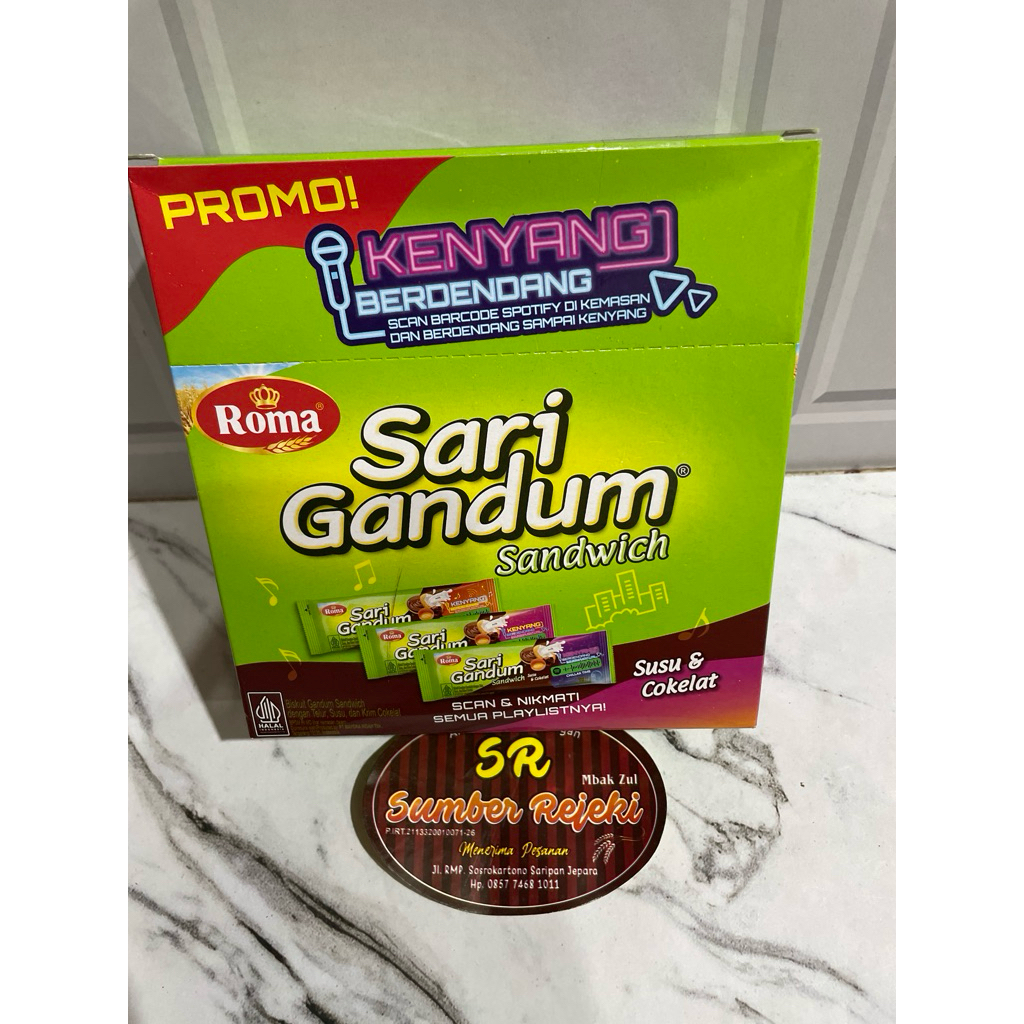

SARI GANDUM BOX COKELAT ISI 12 bungkus