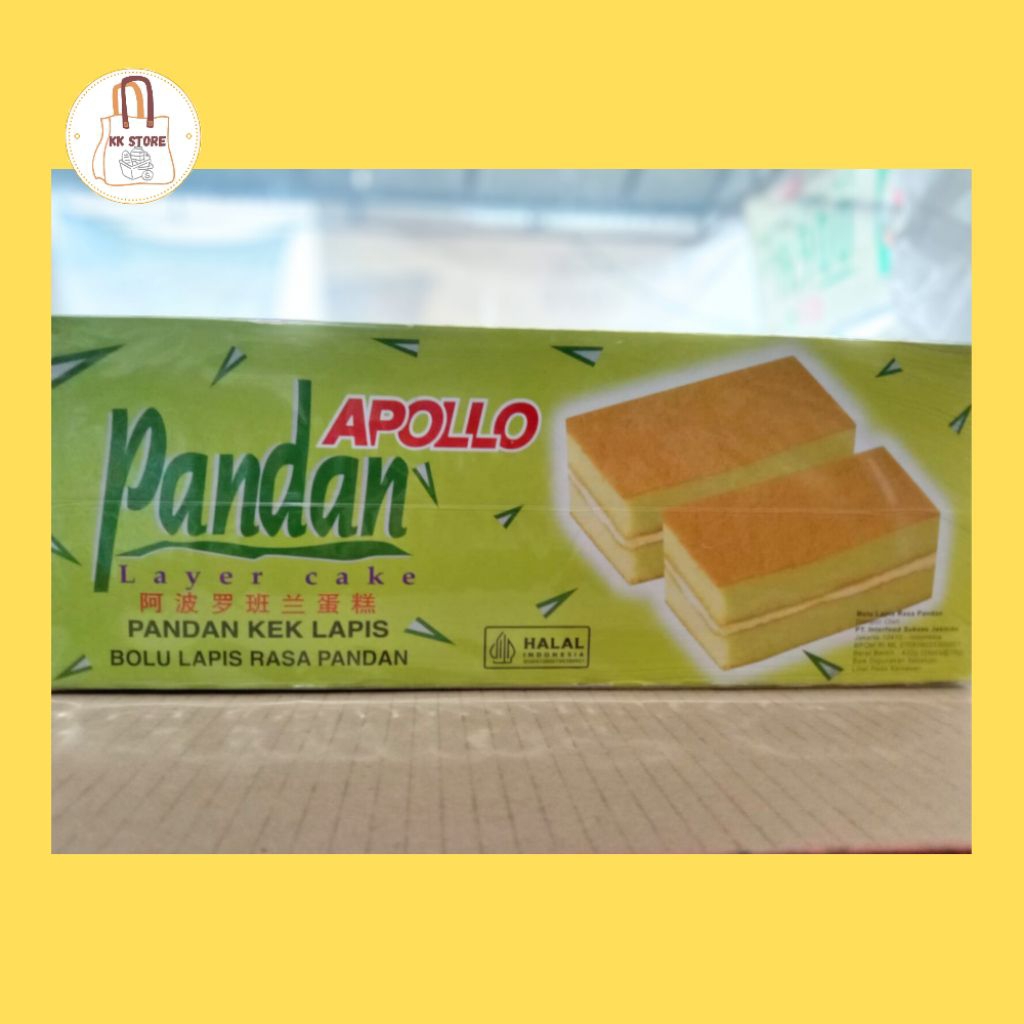 

Apollo Layer Cake Pandan || isi 24 pcs ||