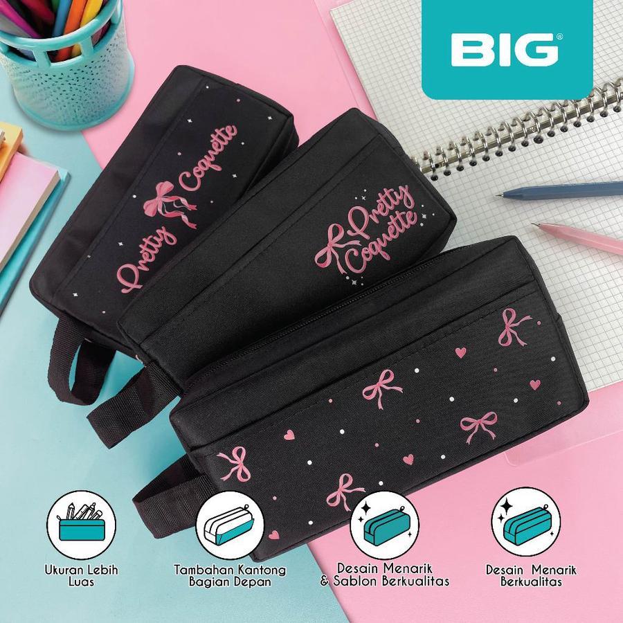 

TBMO BIG Tempat Pensil Kotak Pensil Model Coquette PF-030 / Pencil Case Jumbo Tepak Pensil