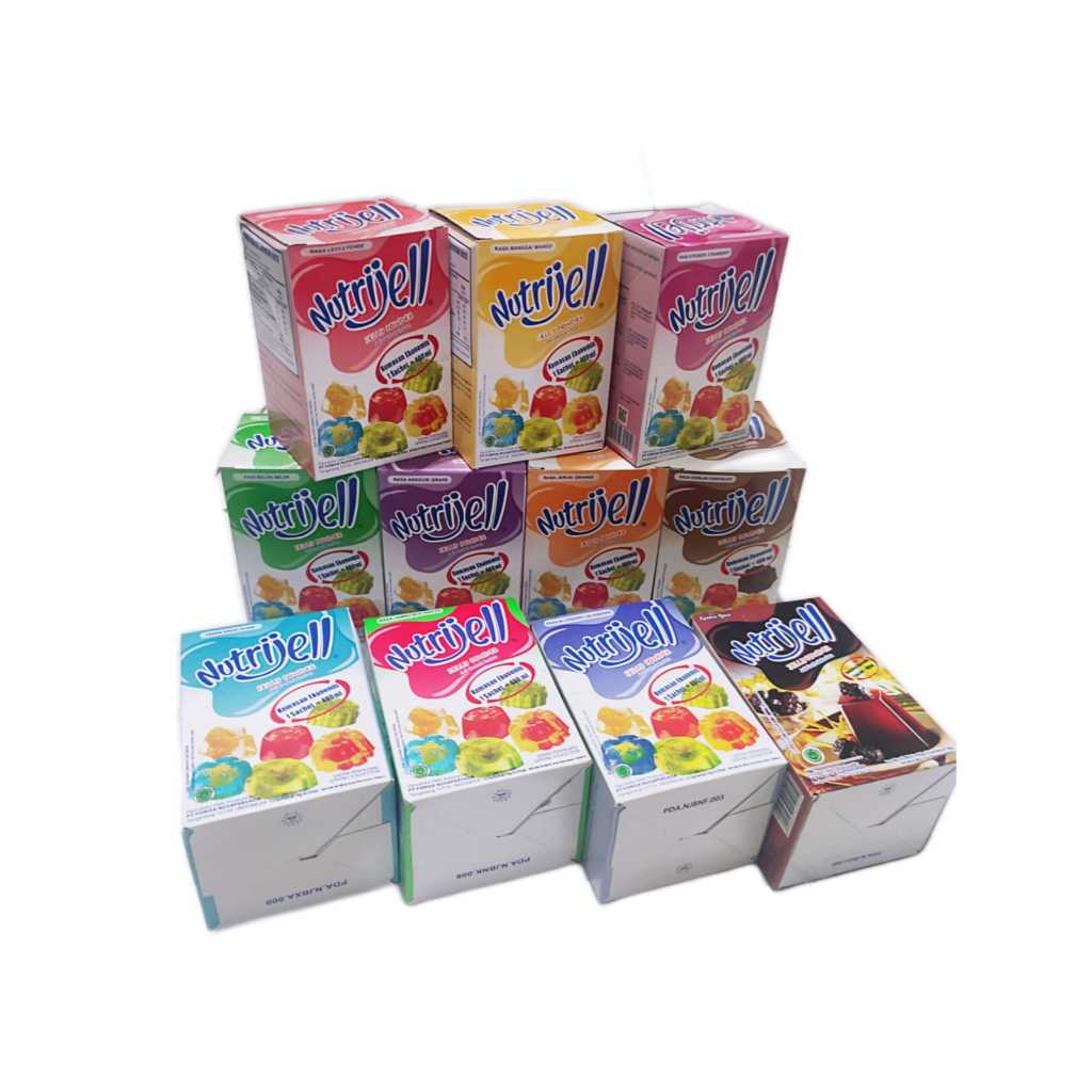 

Nutrijell Jelly Powder 10gr/nutrijel rasa buah/nutrijel instan serbuk