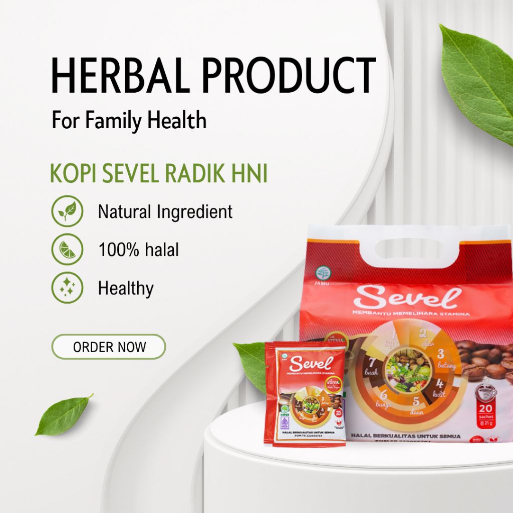 

Sevel Kopi Herbal HNI 20 Sachet