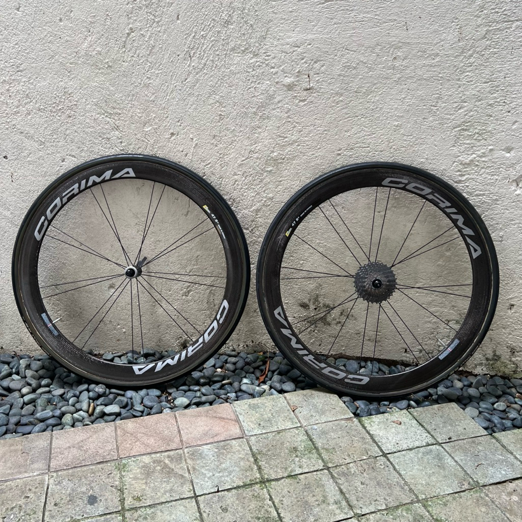 wheelset roadbike corima 47 s+ tubular