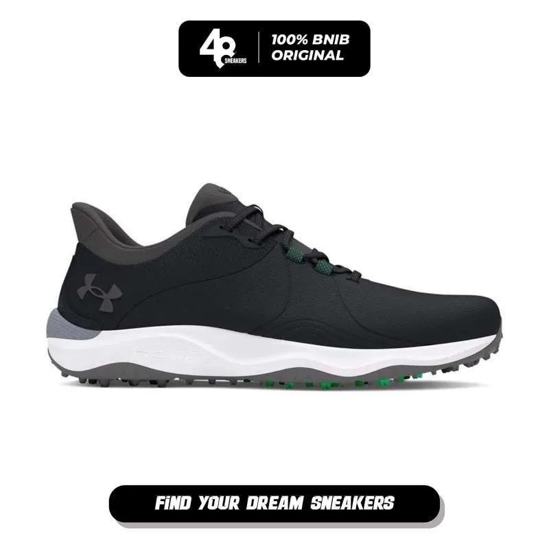 Sepatu Golf Pria UnderArmour Drive Pro Spikeless - Black (3026920-002)