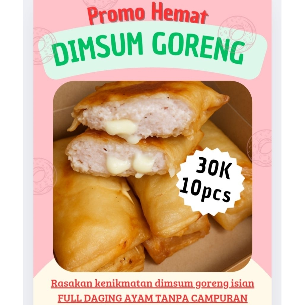 

TERMURAH !! DIMSUM GORENG ISI 10PCS