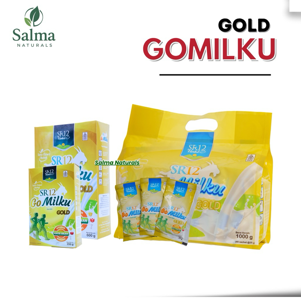 

GoMilku Gold by SR12 / Go Milku Gold / Susu Kambing Khusus Lansia /