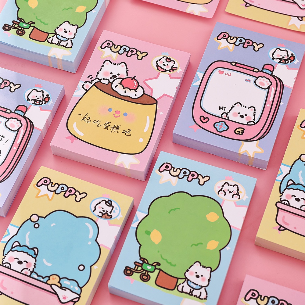 

ATK.SUKSES COD Sticky Note Lucu Motif Pet Puppy Lucu / Memo Stiker Lucu / Stiker Note / Memo Kertas / Sticker Notes