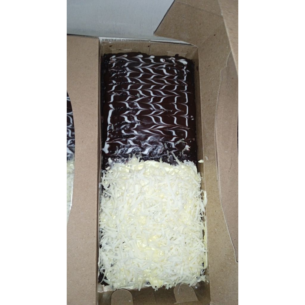 

brownies kukus mix coklat keju