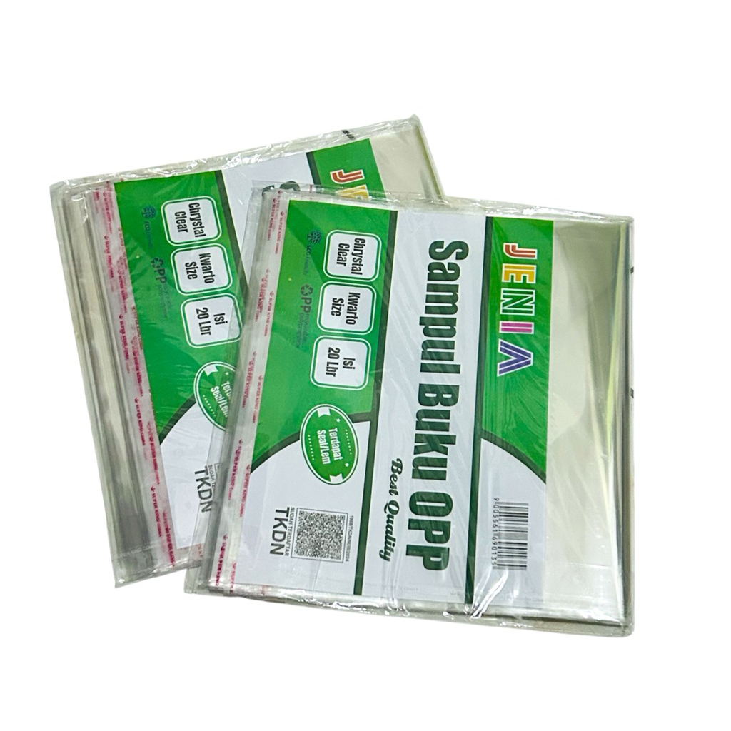 

SAMPUL PLASTIK OPP KWARTO LEM JENIA/20 LEMBAR